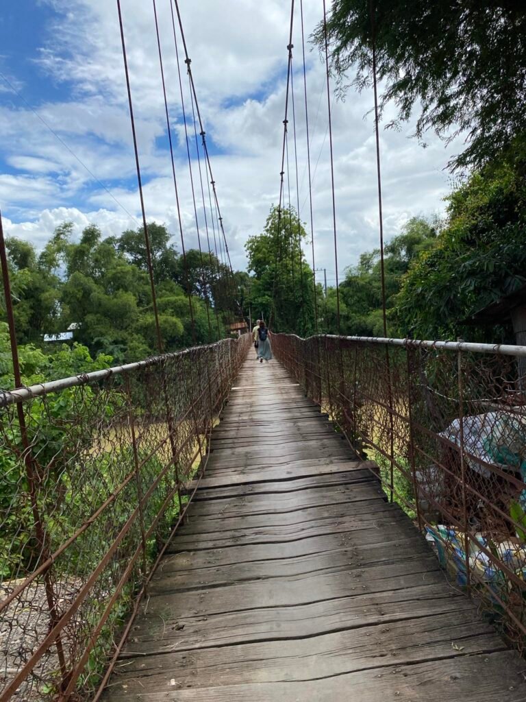 Walk Over Suspension Bridge